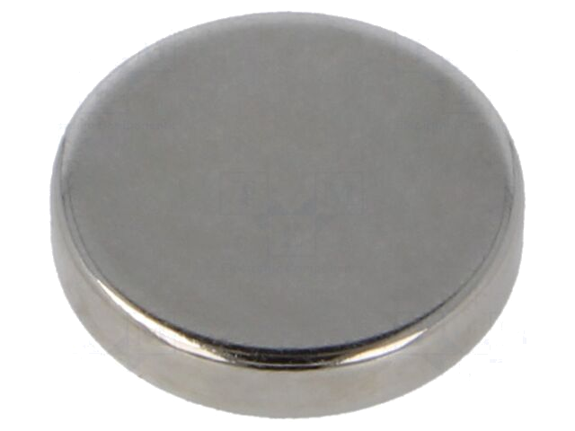 Magneet: vast; neodymium; 67N; Ø: 25mm; H: 5mm Magneet: vast; neodymium; 67N; Ø: 25mm; H: 5mm